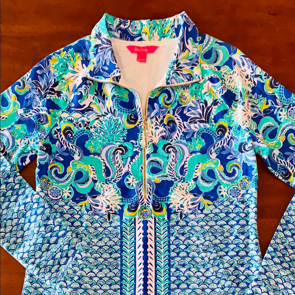 Lilly Pulitzer Popover EUC Sm “Sirens & Spirits”